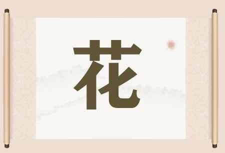 带花字的店铺名字