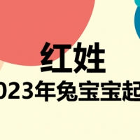 红姓兔宝宝男孩女孩取名大全2023年